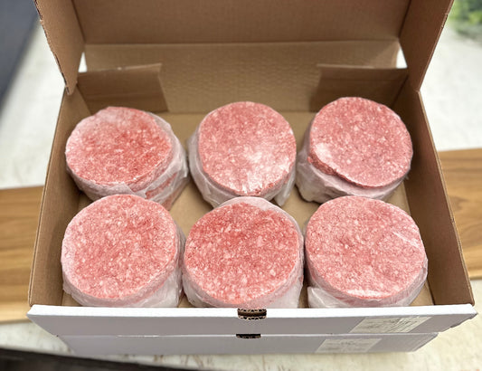 Bulk 36 x 4oz Pure Beef Burgers