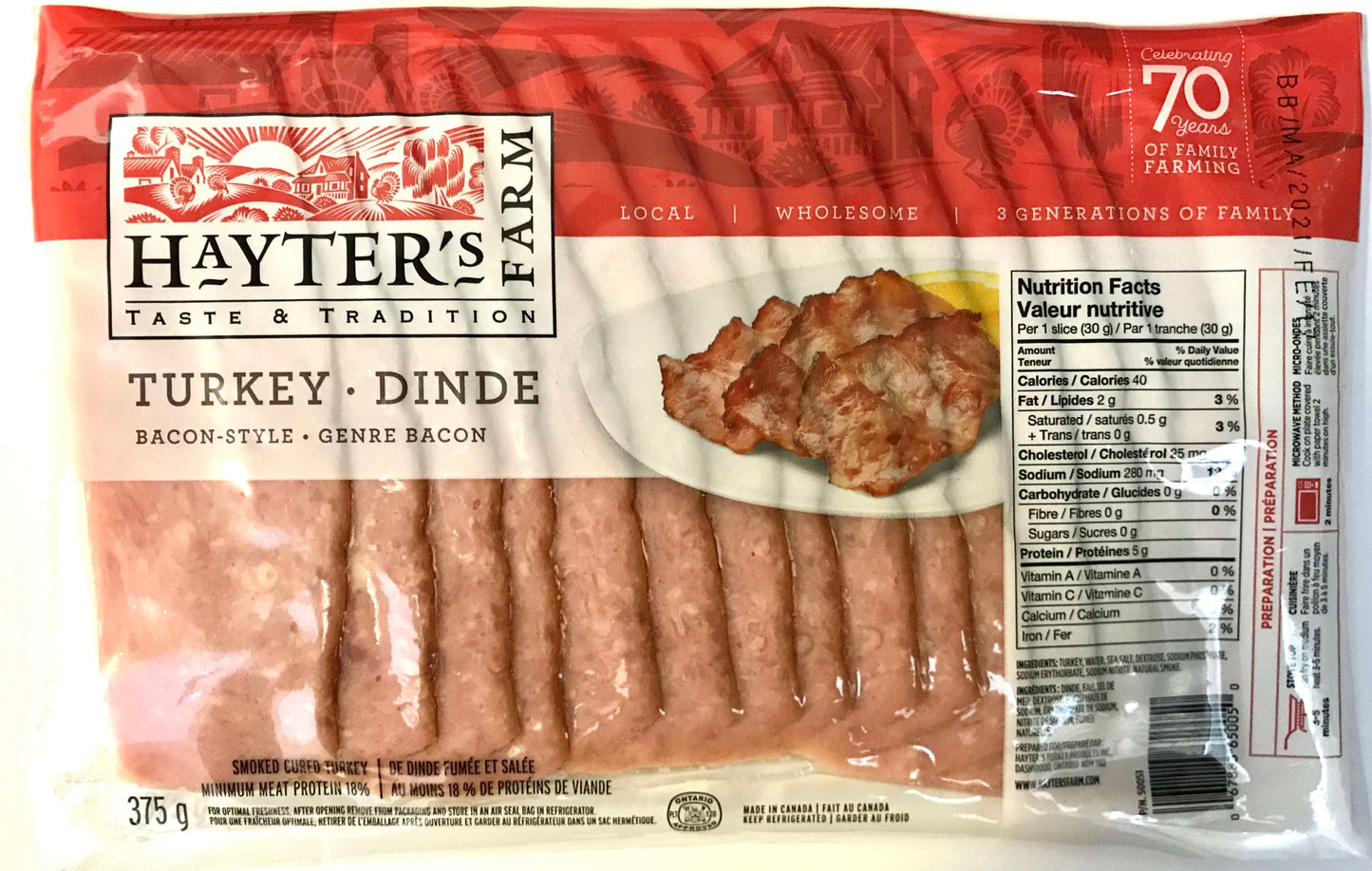 Hayter's Turkey Bacon